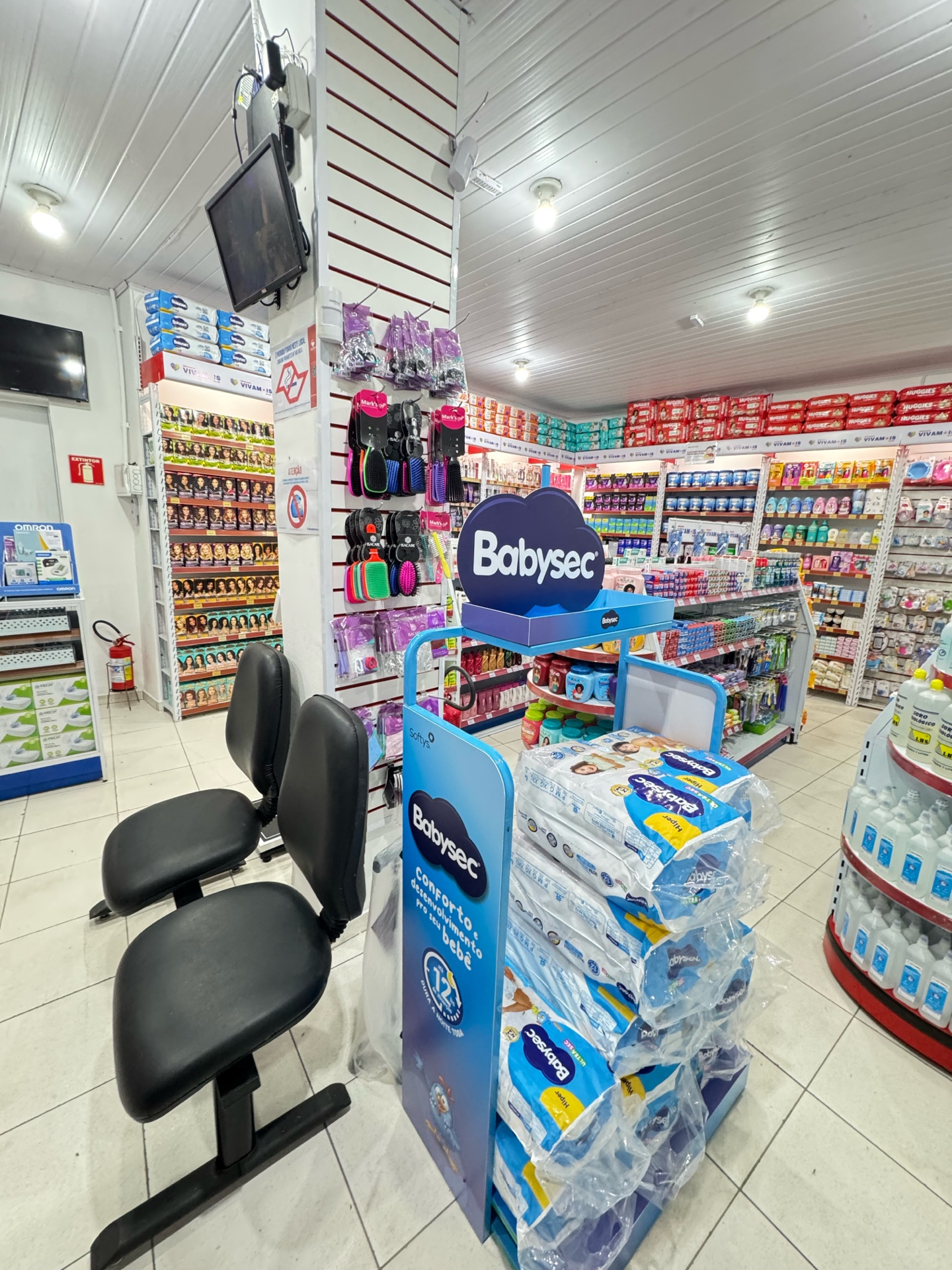 Loja Franco da Rocha - Seção de produtos de bebê